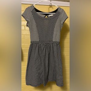 Cooperative black dress with white polka dots Size M